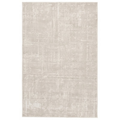 Rug Branch 7' X 10' (6'7" X 9'6") Organic,Tonal/Solid Indoor Area Rug, Cream , Contemporary Modern - Living Room, Bedroom, Dining Room, And Kitchen