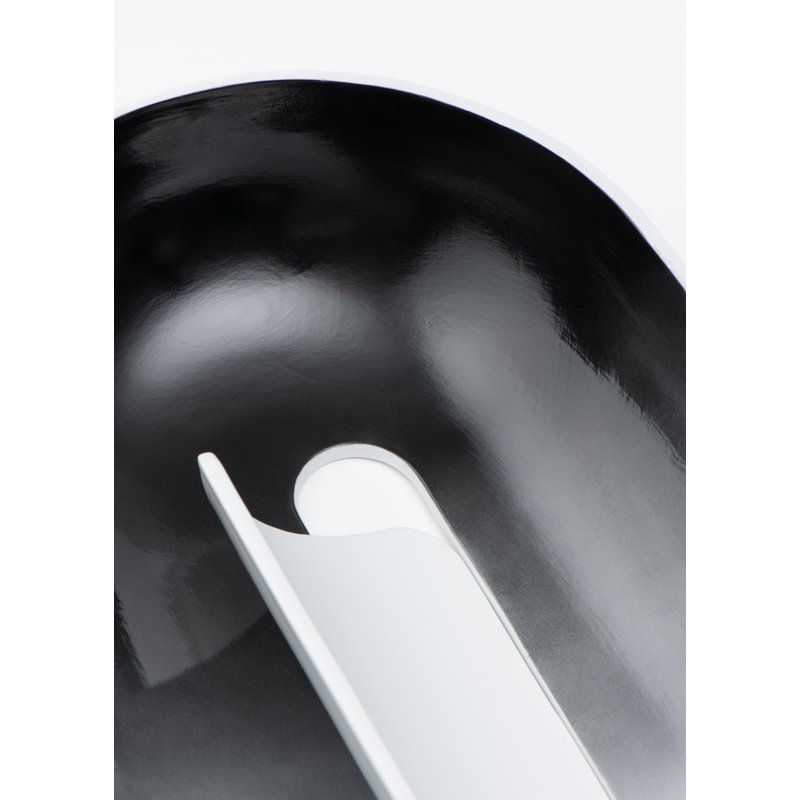 Nexus Porcelain Fruit Bowl, Black/White