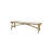 Sticks Solid Wood Teak Outdoor Bench