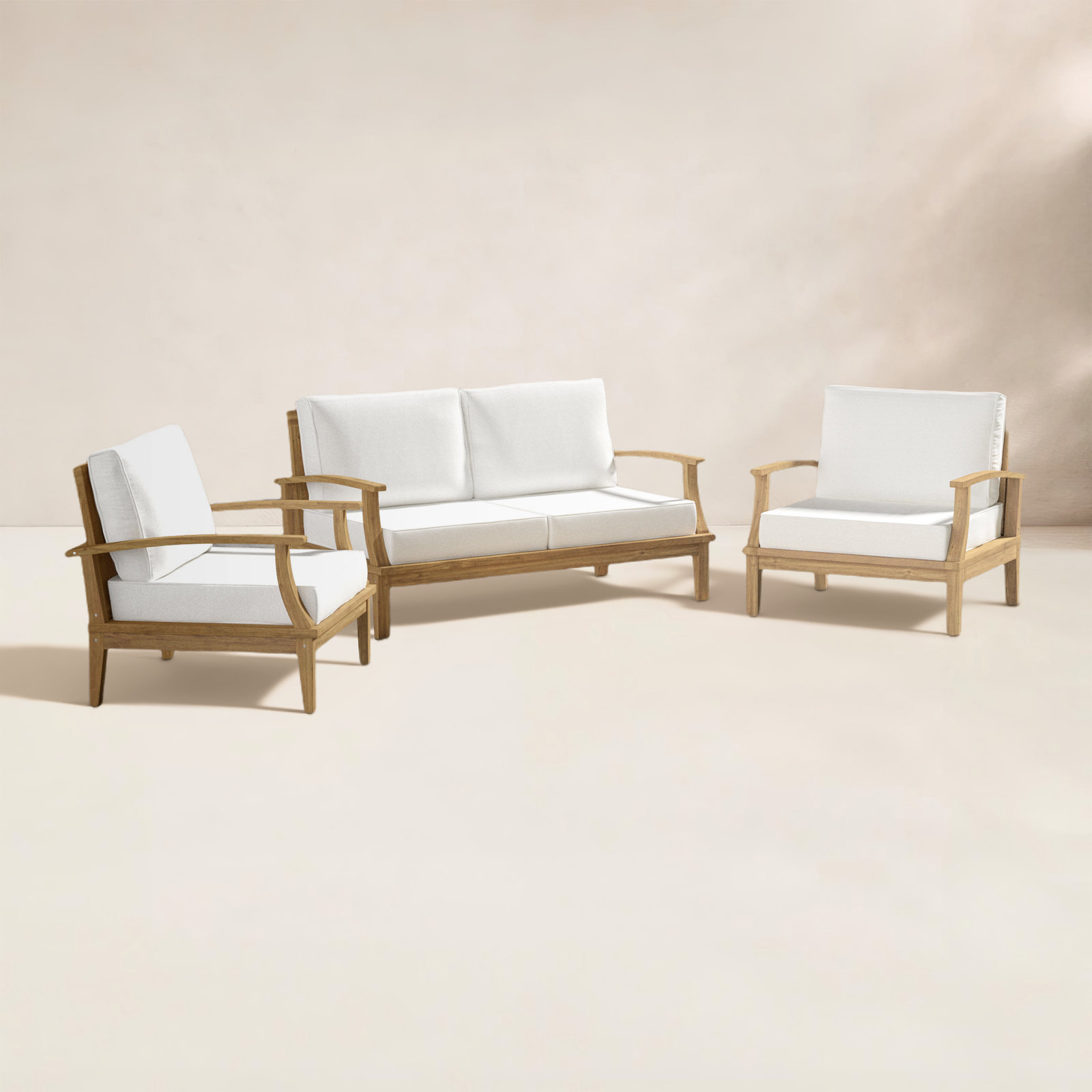 Marina 4-Person Patio Seating Group, White