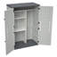 Armoire de rangement pour garage, rangement pour matériel de jardin en résine antirouille avec cloisons