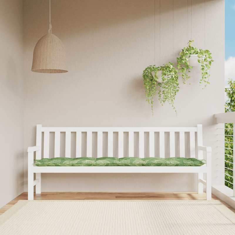 Outdoor 2.8'' Bench Seat Cushion, Leaf Green
