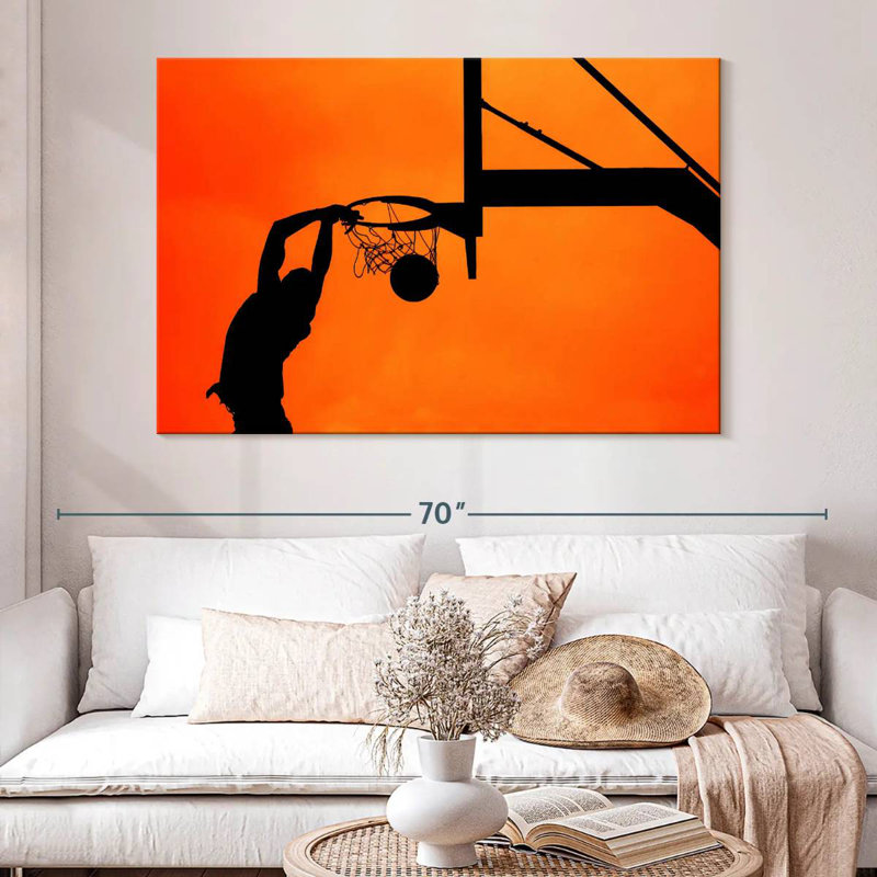 Sireci Basketball Dunk Shadow, 34" H x 51" W