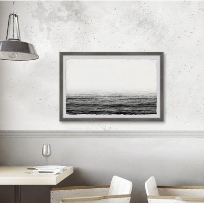 Ocean Horizon by Marmont Hill - Picture Frame Print -  Highland Dunes, BCF6C5976D6245CE9AB2134F8DE6B2B8