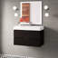 Ensemble de meuble-lavabo simple mural 36 po Royka-65927601
