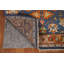 Tapis bleu traditionnel indien 3x5