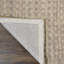 Tapis brun en laine tissé à la main Aviah-87055225