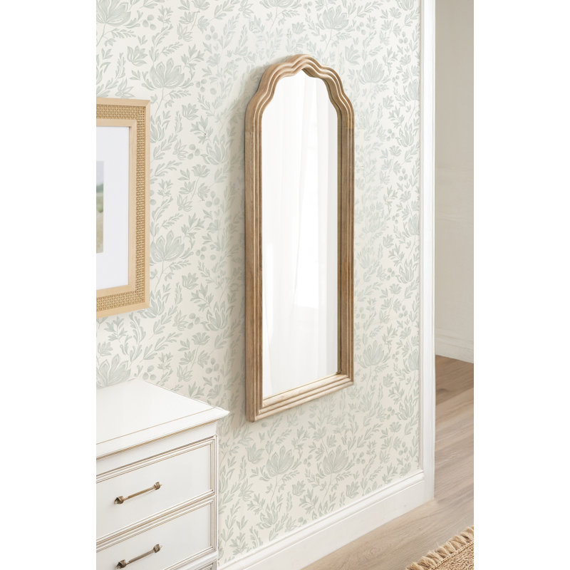 Faraday Arched Mango Wood Wall Mirror