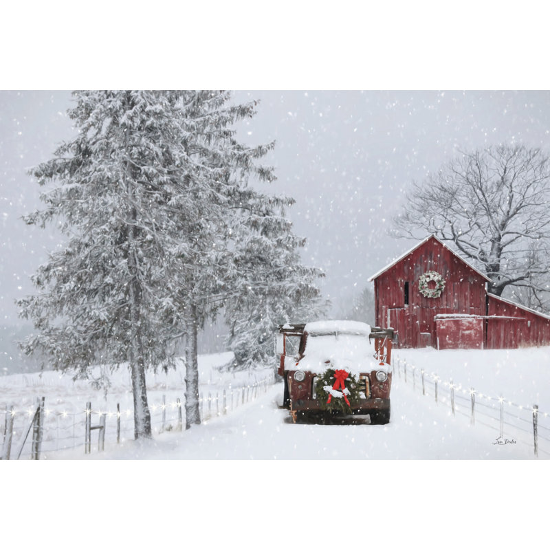 «Holiday Lane on Canvas» par Lori Deiter, reproduction, H 32 po x l 48 po x P 1,25 po