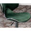 Velours pivotant réglable (de 2) - Base en métal chromé à 360 ° avec siège et repose-pieds de 24 po à 32,5 po avec coussins moelleux de l 17,32 po x P 21,6 po x P 32,39 à 41 po (2) Robuste de 24 po à 32,5 po Luxe-469384769