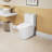 1.1/1.6 GPF Elongated Comfort Height Super Quite Flushing Floor Mounted One-Piece Toilet, CUPC Certified, Watersense Cetified, Ceramic, White Color, Soft Close Seat