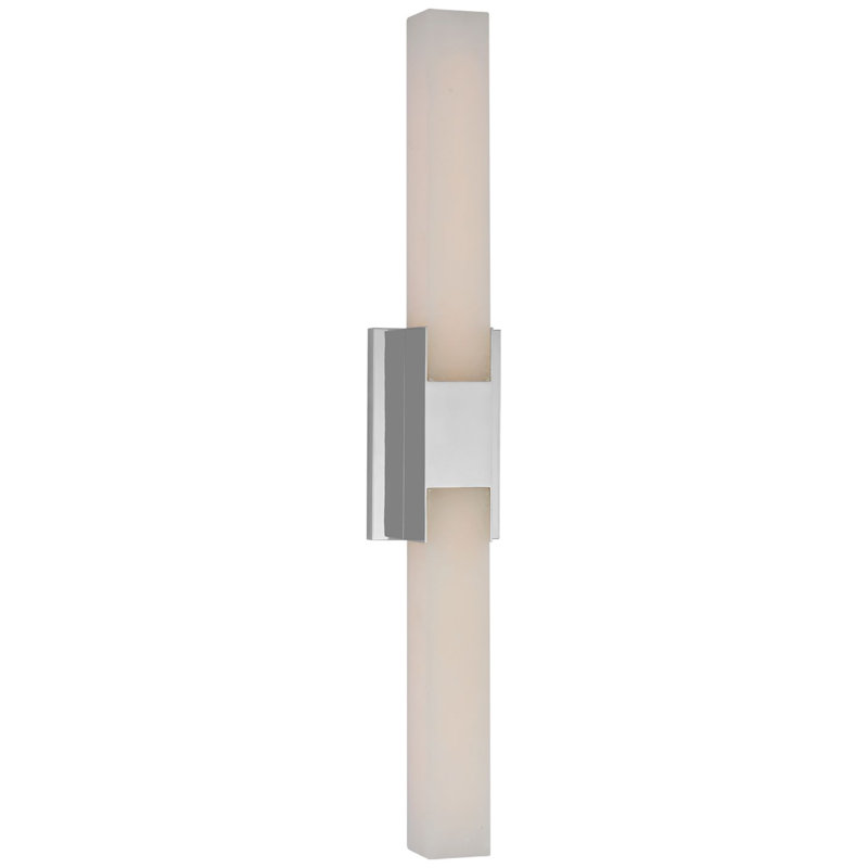 Covet 2 - Light LED Bath Sconce, Polished Nickel