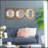 3 Mirror Piece Wall Mirror In Gold Rectangular Frame, Home Wall Decor For Bedroom Living Room, 40"X14"
