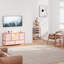 Meuble télé 8 tiroirs avec prise de courant et DEL, commode pour chambre à coucher avec 8 tiroirs profonds, large console pour le salon, vestibule-1701652567