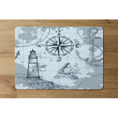 Rhys Polyester-Coated Hardboard Rectangle Placemat