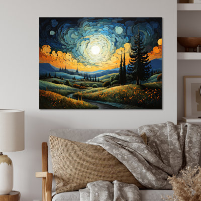 Vangogh le cyprès se balançant - Vangogh