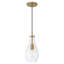 Luminaire suspendu en forme de goutte à 1 lumière Grube-1072789495