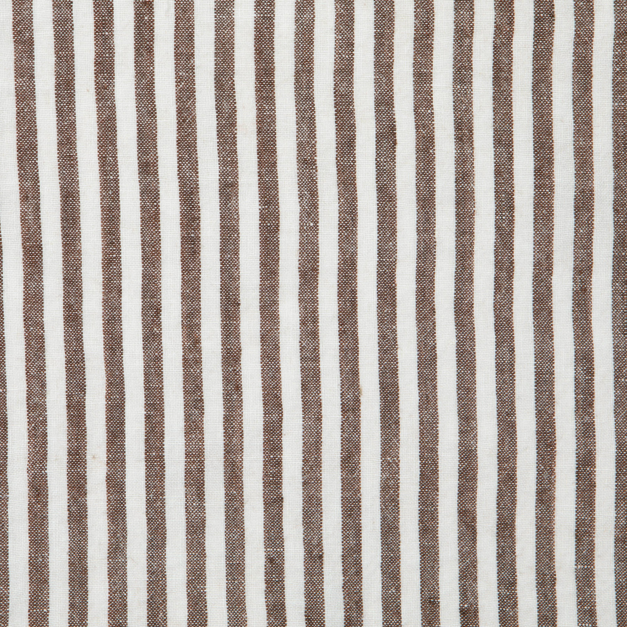 Adamsburg Linen Striped Square Napkin, Walnut