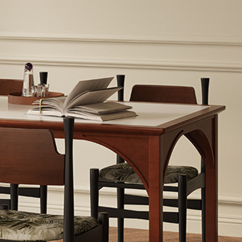 High-End Designer Dining Table, 29.52"H x 62.99"L x 31.49"W
