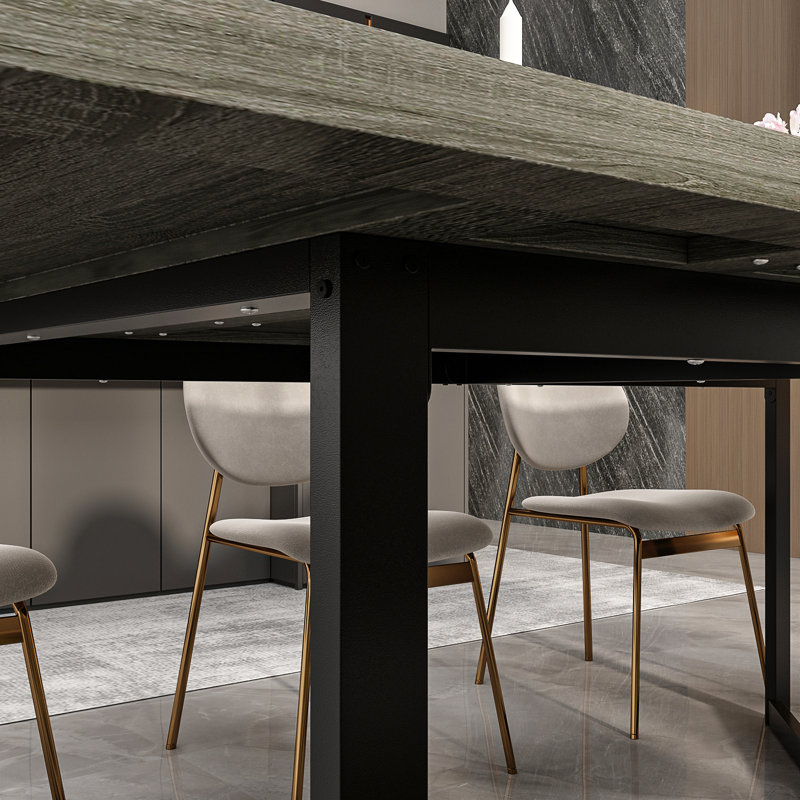 Table de salle à manger Barkot L 86,6 po x l 47,2 po