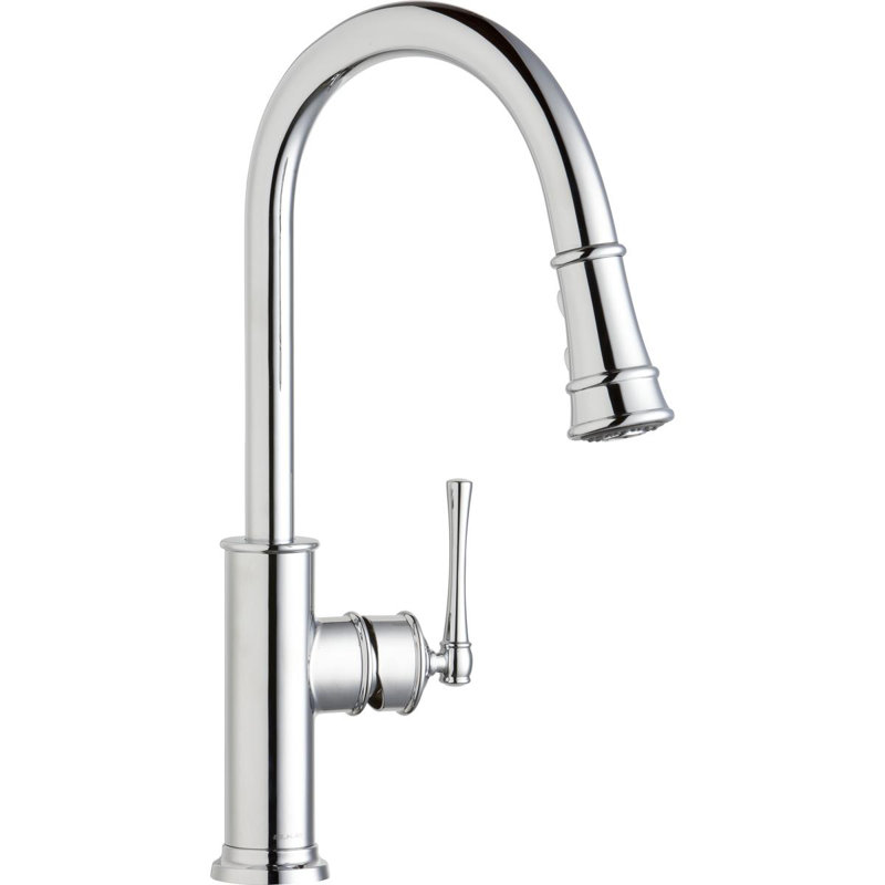 Explore Pull Down Single Handle Kitchen Faucet, Chrome