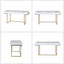 Ensemble de chaises de bureau 2 pièces Manning-115234713