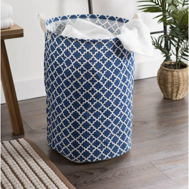 Decorative Portable Laundry Hamper Wade Logan