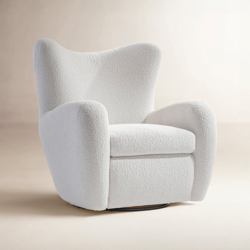 Silvi Swivel Balloon Chair, White