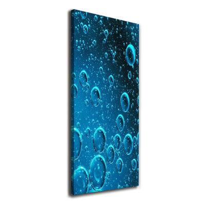 Bubbles Under Water - Wrapped Canvas Print