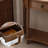 Brown Solid wood Half-circle Console Table-65282580