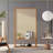 Solid Wood and Rattan Partition with Storage Shelf-105353943
