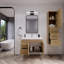 Ensemble de meuble-lavabo simple mural 35 po Hebersham-1080338848