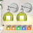 Versatile Silver Wireless Wall Sconces With Green Tulip Glass, Wireless Battery - Operated Wall Sconces, Rgb Modes For Multi-Scene Use (2-Pack)-1928440106-1928440110
