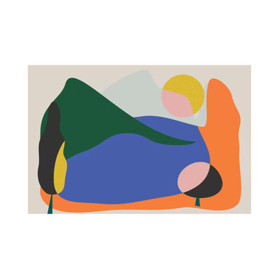 Bold I by Flatowl - Wrapped Canvas Print