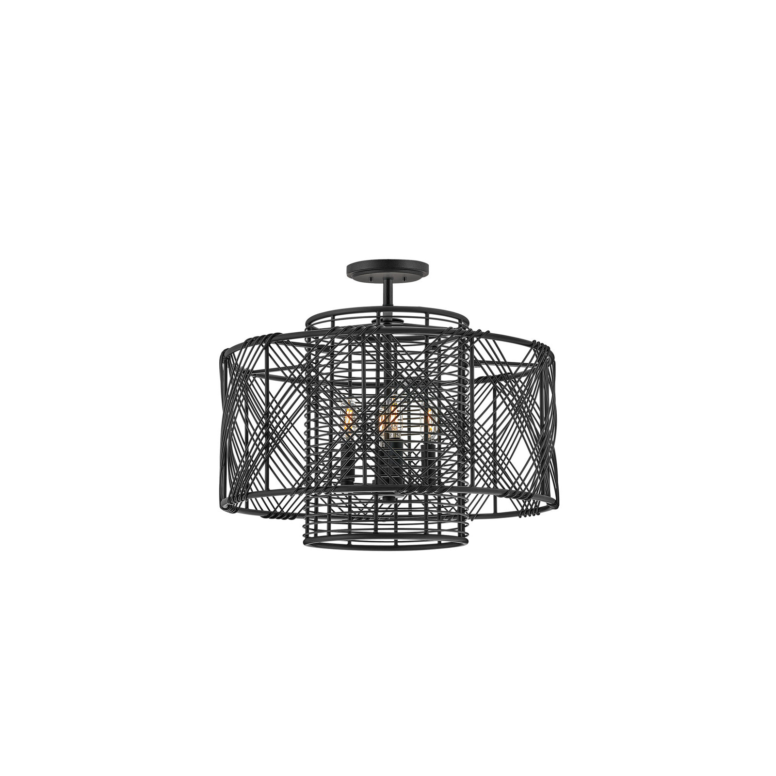 Brooke 4 - Light Dimmable Chandelier, Black