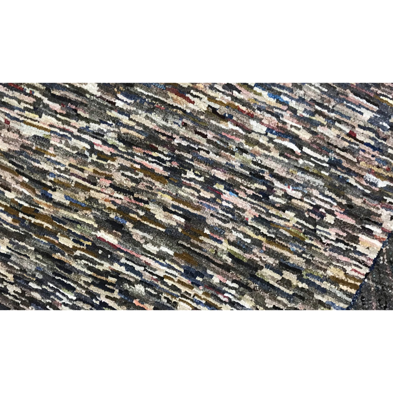 Tapis bleu de haute qualité noué à la main