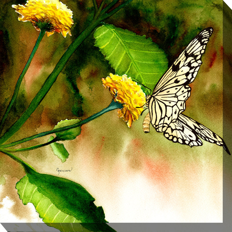 Art mural sur toile Butterfly Kiss