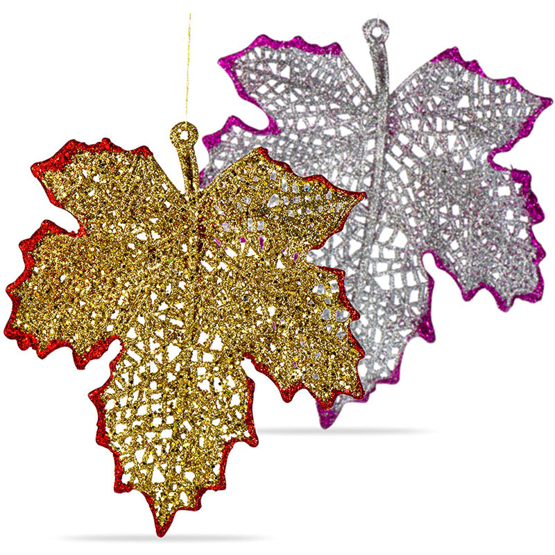 Ornement en forme de vacances de Noël, Or / Argent
