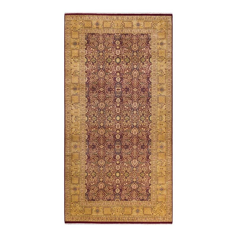 Classic One-of-a-Kind 6' 2" X 12' 2" Hand Knotted Area Rug