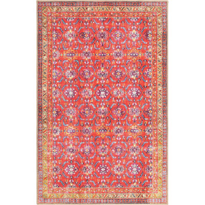 Tapis oriental rouge Ellizabeth