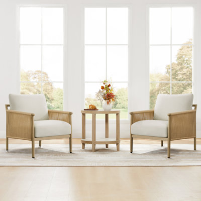 Boho-inspired Upholstered Accent Chair