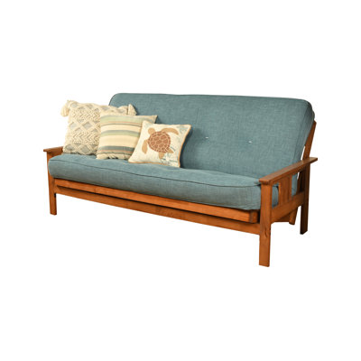 Johnte Full-Size Futon Frame and Full-Size Innerspring Mattress