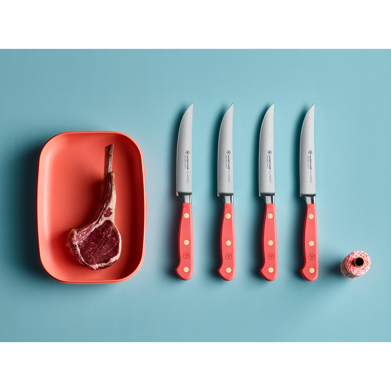 WÜSTHOF Classic Coral Peach 4.5" Steak Knife