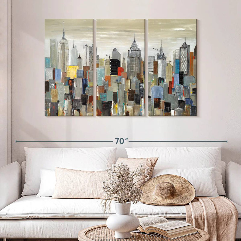 Avery New York Skyline, 32" H x 50" W
