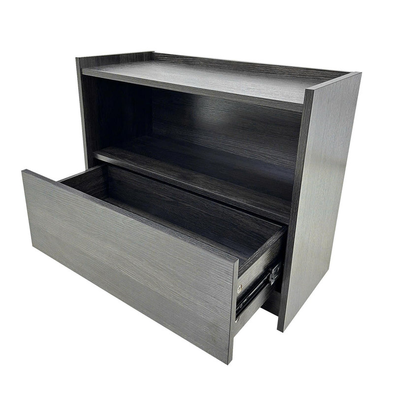 Table de chevet Robin en gris foncé