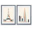 « graphicing architecture i » par antonyme bunjamin (abe)-ensemble de 2 reproductions d’art sur cadre photo-1028762207-1028762206-1028757466