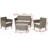 Keter Salemo 2 Chair, Sofa And Storage Table Garden Set