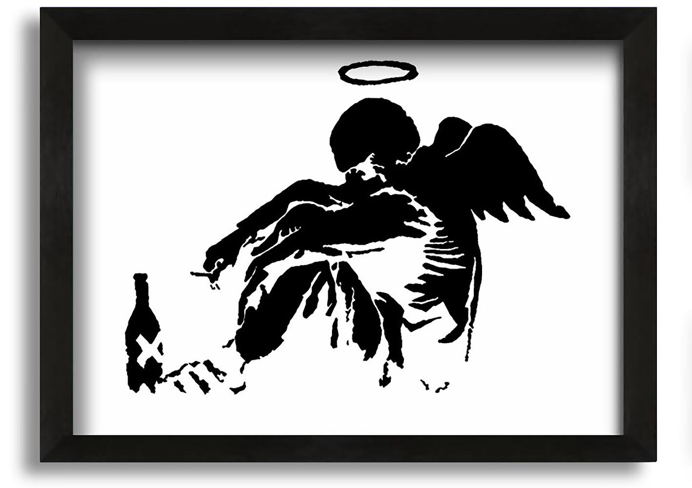 banksy fallen angel tattoo