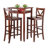 Ethel  2 - Person Solid Wood Top Four Leg Dining Set
