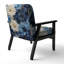 Liquide Spiral I - Fauteuil rembourré moderne